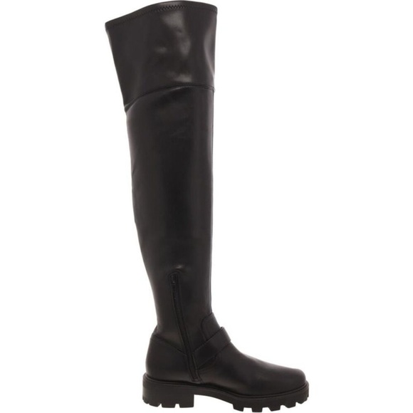 Nine West Black Over-the-Knee Boots with Buckle Detail Nemba boots 5 1/2 - Picture 2 of 10